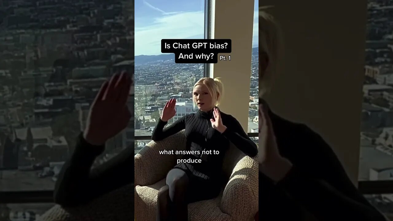 Chat GPT is bias? How does Chat GPT determine right from wrong?
