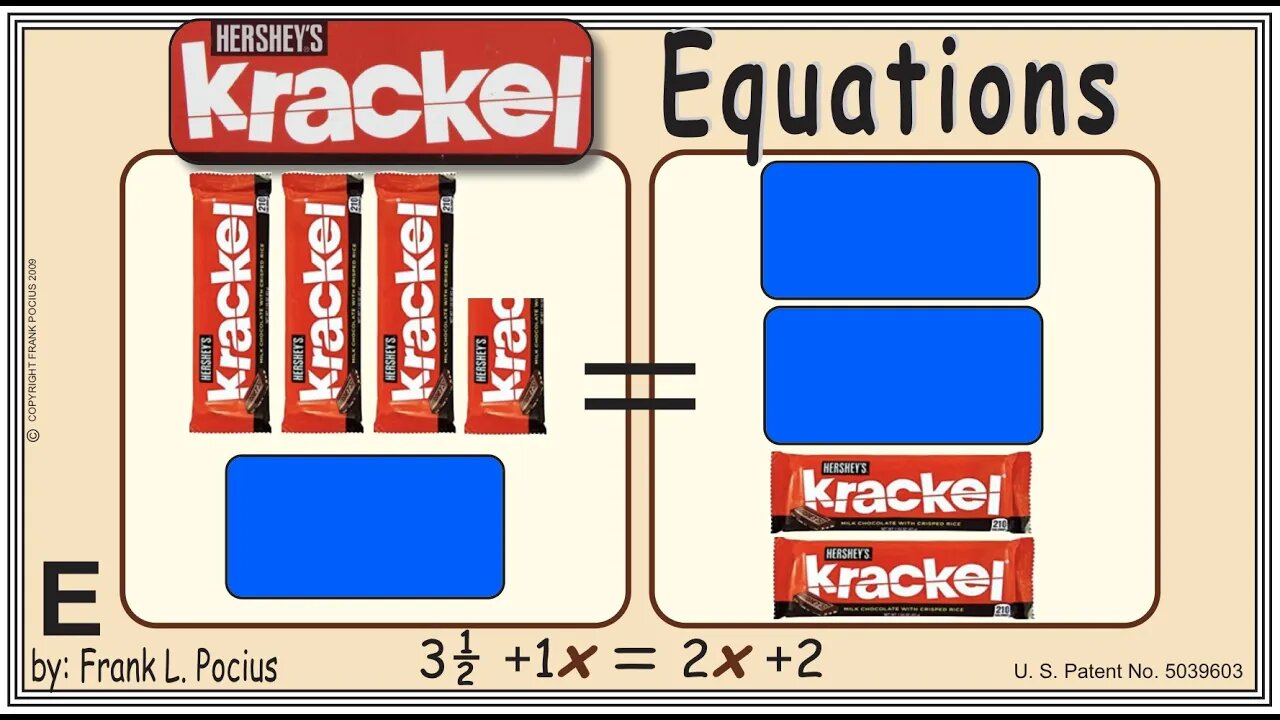 E2_KRACKEL X(notation) 3.5+1x=2x+2 _ SOLVE BASIC EQUATIONS _ SOLVE BASIC WORD PROBLEMS