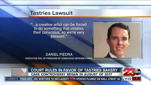 Judge rules in favor of California baker who refused to design wedding cake for same-sex couple