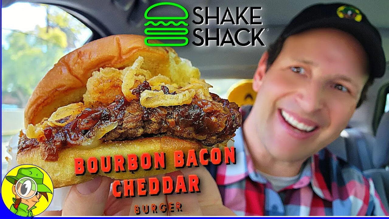 Shake Shack® 🏚️ BOURBON BACON CHEDDAR BURGER Review 🥃🥓🧀🍔 | Peep THIS Out! 🕵️♂️