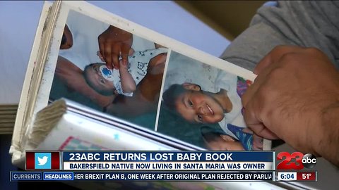 23ABC reunites man with long lost baby book