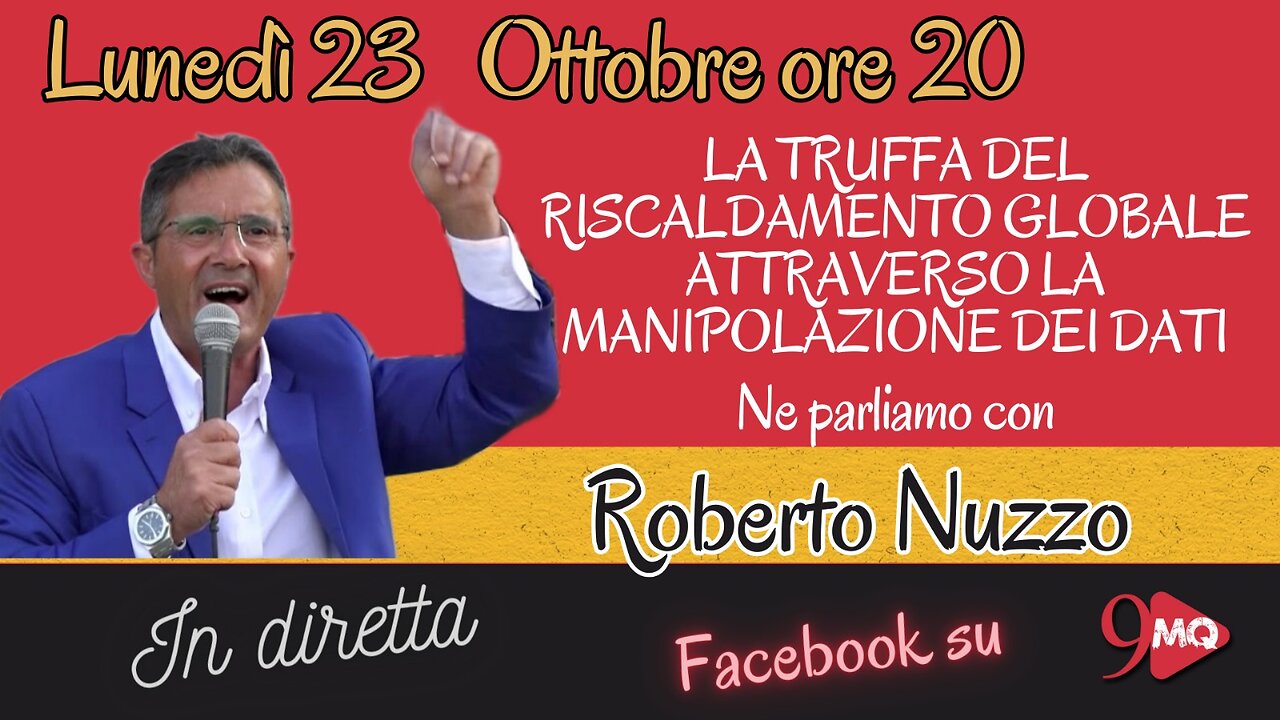 FALSA EMERGENZA CLIMATICA: "Manipolazione dei dati e giornalisti pagati per creare allarmismo" (23 ottobre 2023)