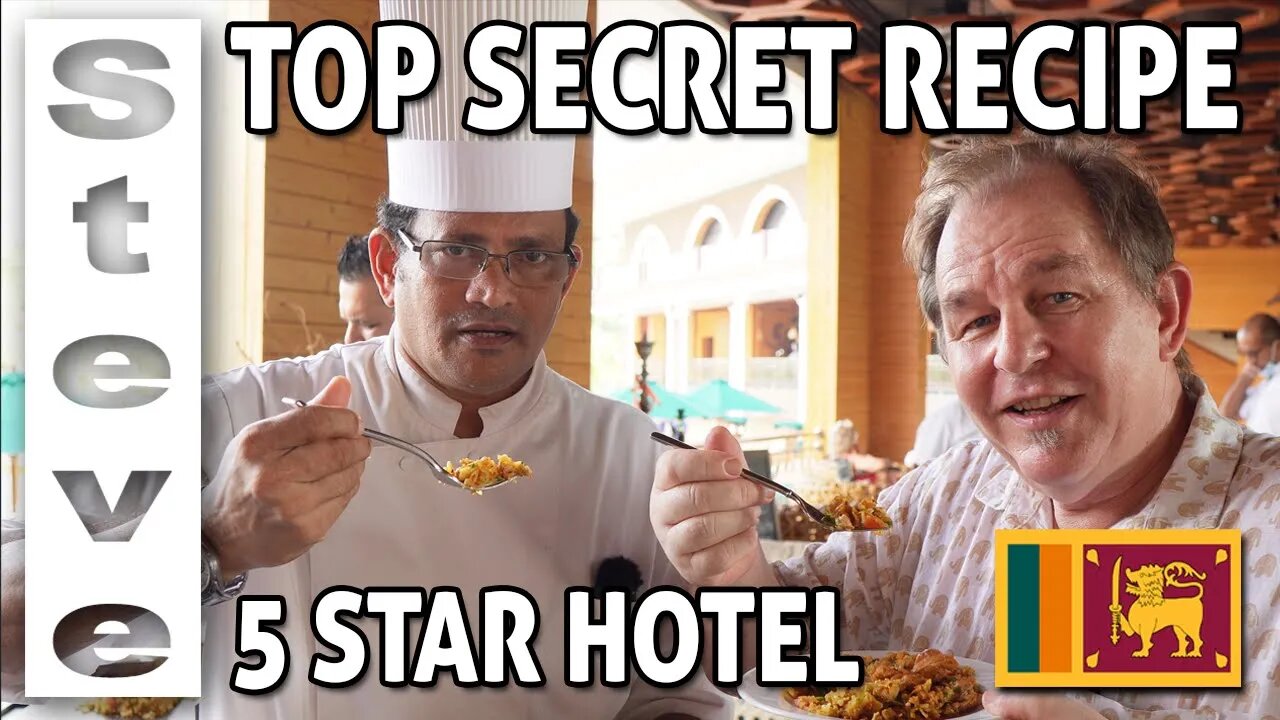 STEVE COOKS 5 Star KOTTU - Invited to stay in a Fancy Hotel 👨🍳🇱🇰