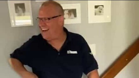 Dad is pranked in hilarious way
