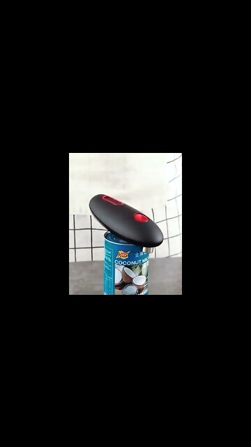 "Automatic Can Opener Electric Can Mini One Touch Automatic"