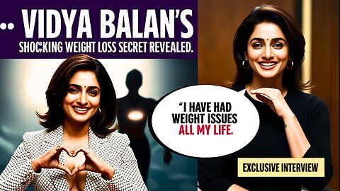 🌹✨: Vidya Balan's SHOCKING WEIGHT LOSS SECRET REVEALED! 😳 | Vidya Balan’s Weight Loss Secret