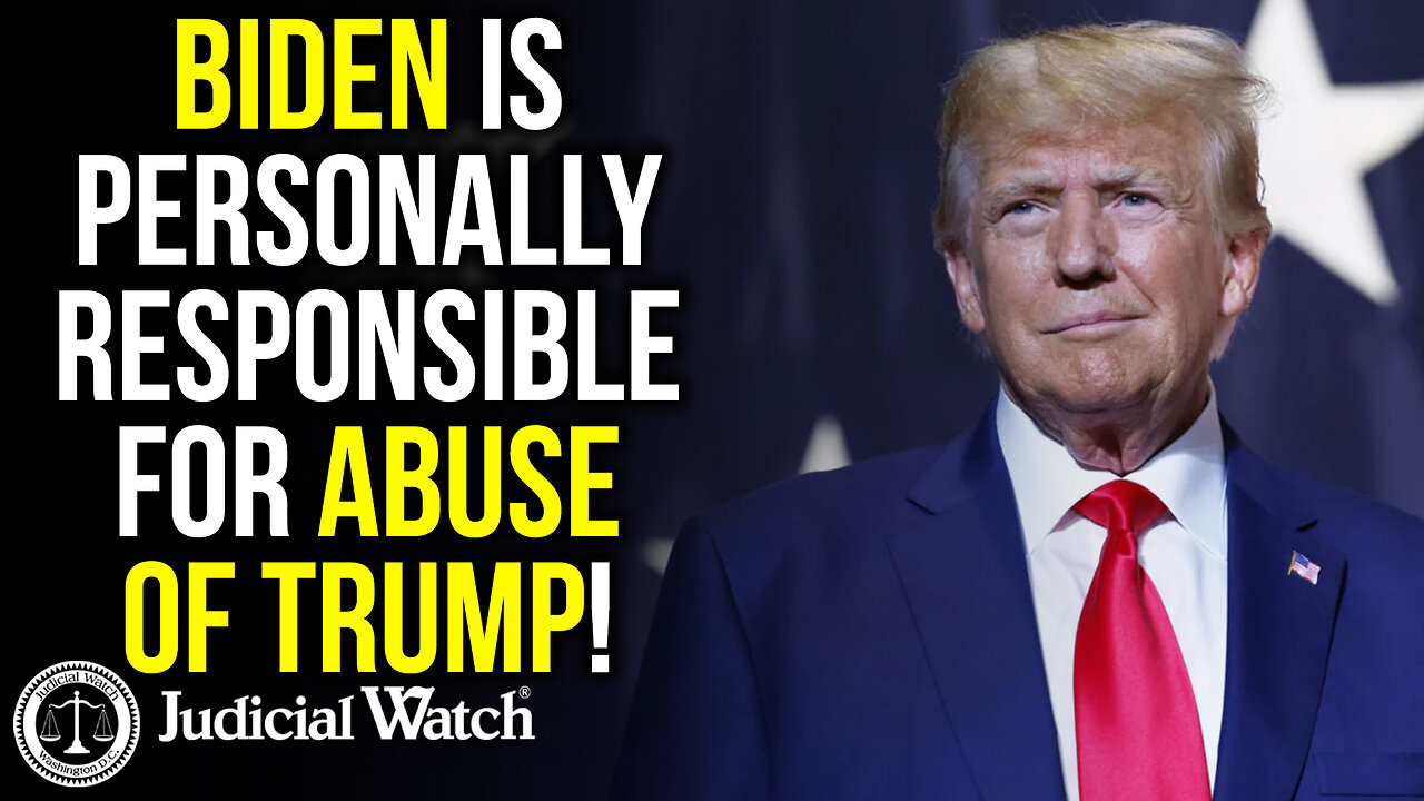 Biden is PERSONALLY Responsible for Abuse of Trump!