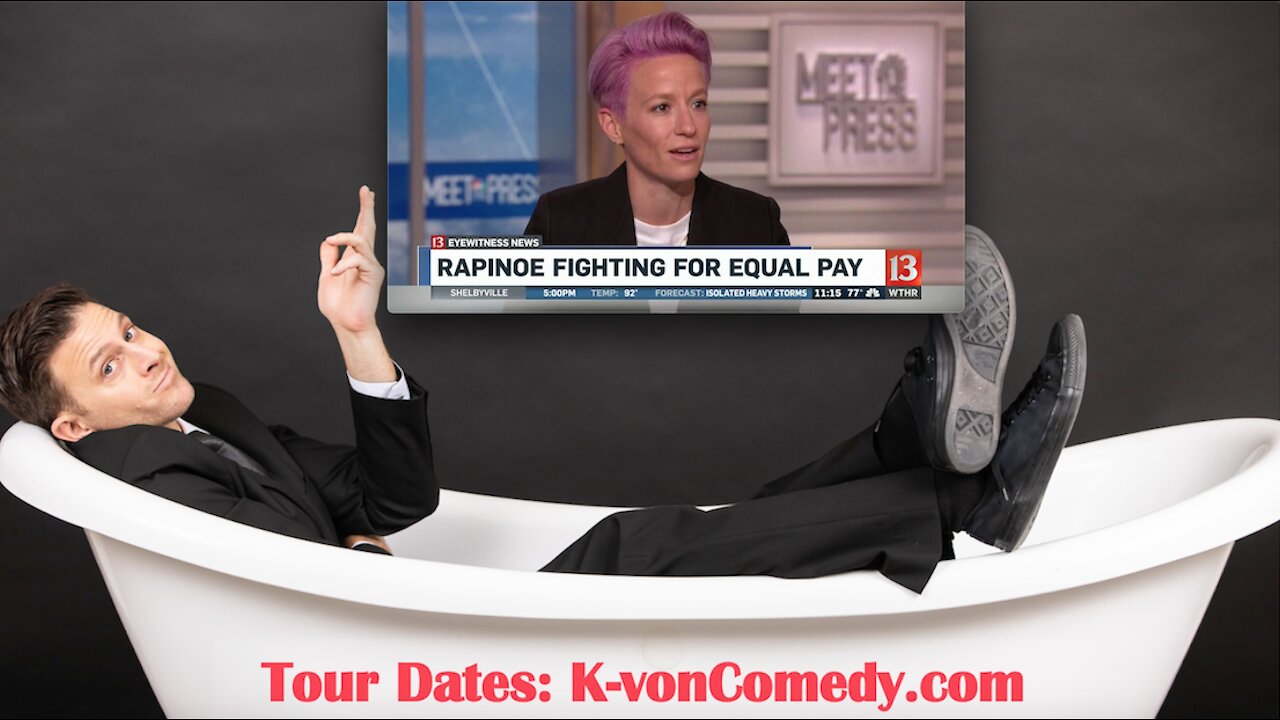 Myth of Gender Pay Discrimination in Sports (K-von teaches Megan Rapinoe Math)