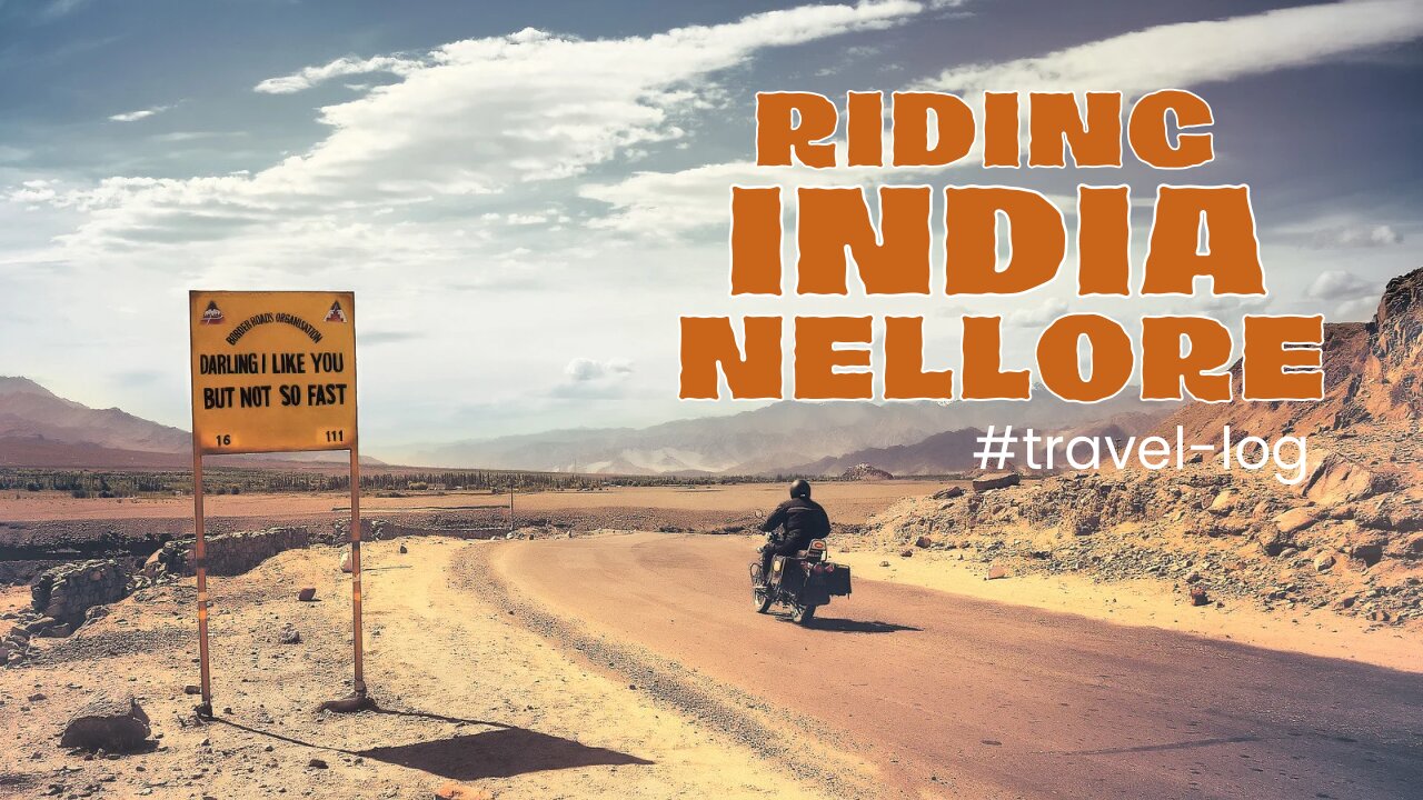 Riding on Bike In India(Nellore)