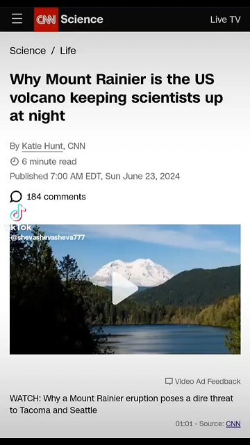 Mt. Rainier keeping scientists up at night