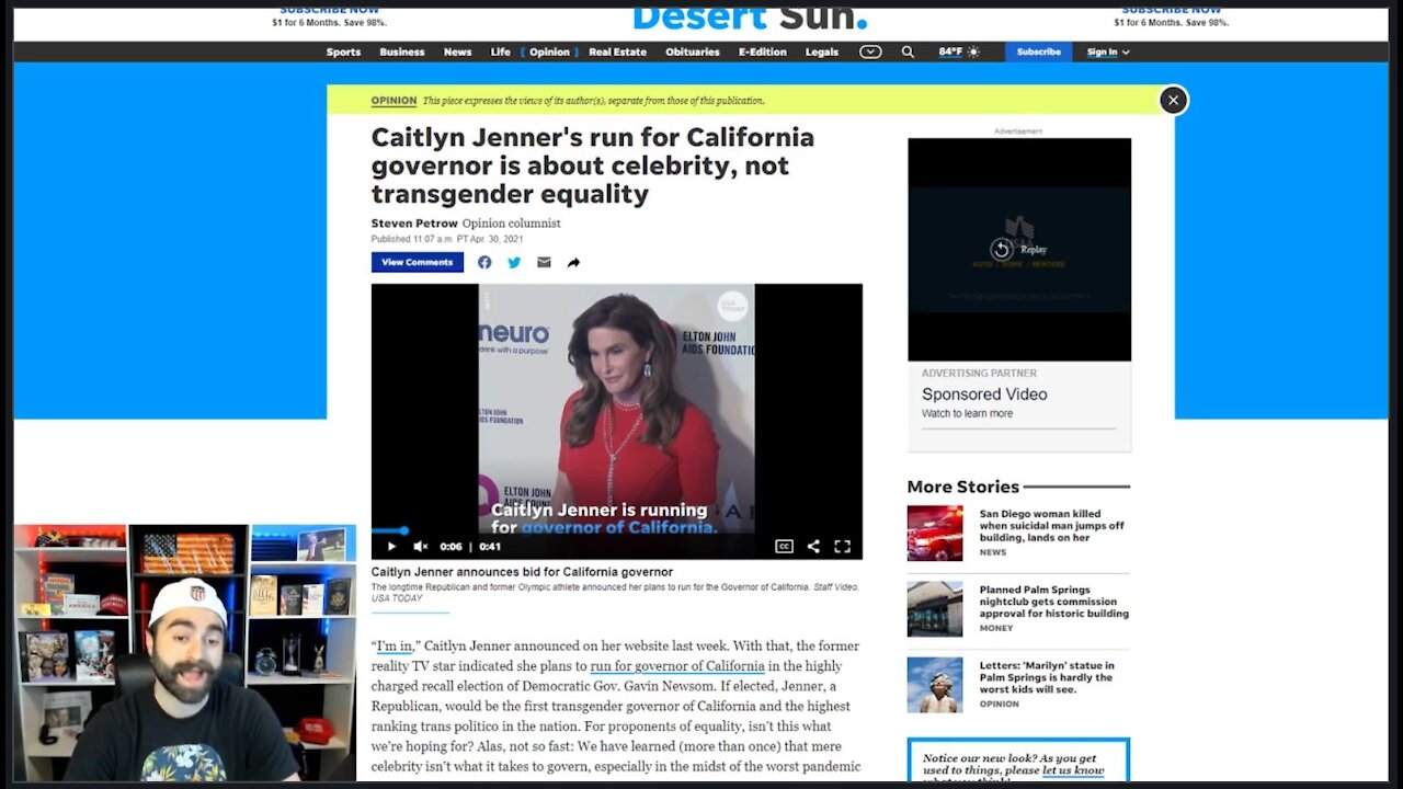 Jenner 'Running On Celebrity' Status, NOT For Trans-Equality | Leftists Go After Caitlyn!