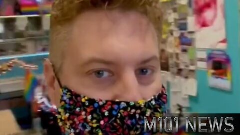 Drag Queen Teacher Shows His Classroom Covered With LGBT Decor Which He Turns Into a “Nightclub”