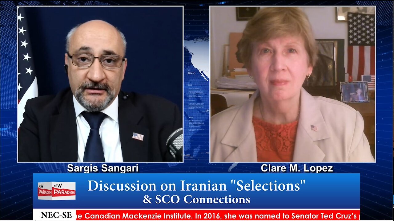 Clare Lopez: Lopez Liberty, Iran “Selections”/SCO Connection, New Paradigms w/Sargis Sangari EP #57