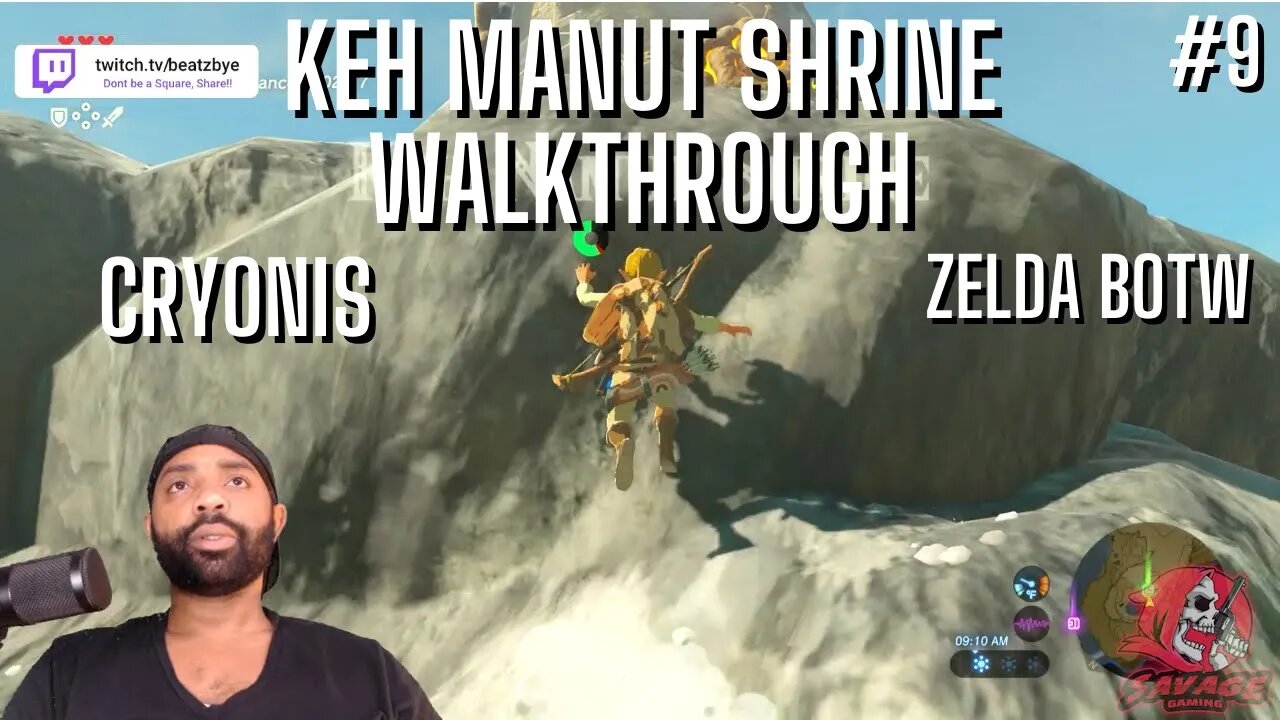 KEH MANUT SHRINE [CRYONIS] WALKTHROUGH THE GREAT PLATEAU ZELDA BREATH OF THE WILD