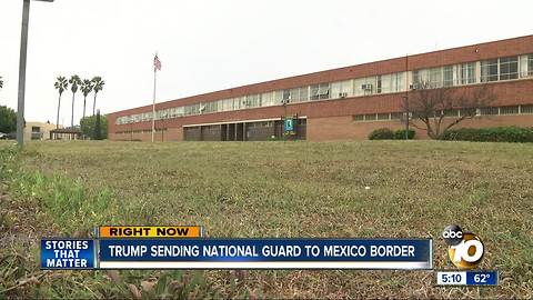 Trump plans to send National Guard to border