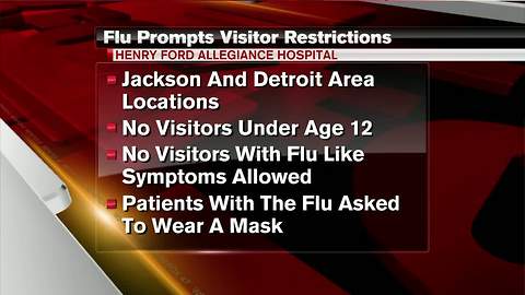 Henry Ford restricts visitor access due to flu concerns