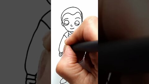 How to draw and paint Eleven from Stranger Things Netflix