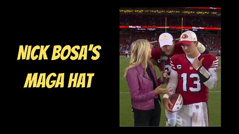 TRUMP 2024 SHOCKER! NFL Superstar Shows Off MAGA Hat On LIVE TV!