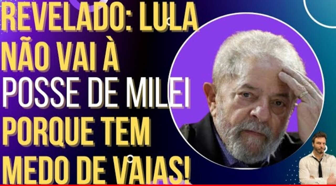 It was revealed the former convict Lula does not go to Milei because he is afraid of boos!