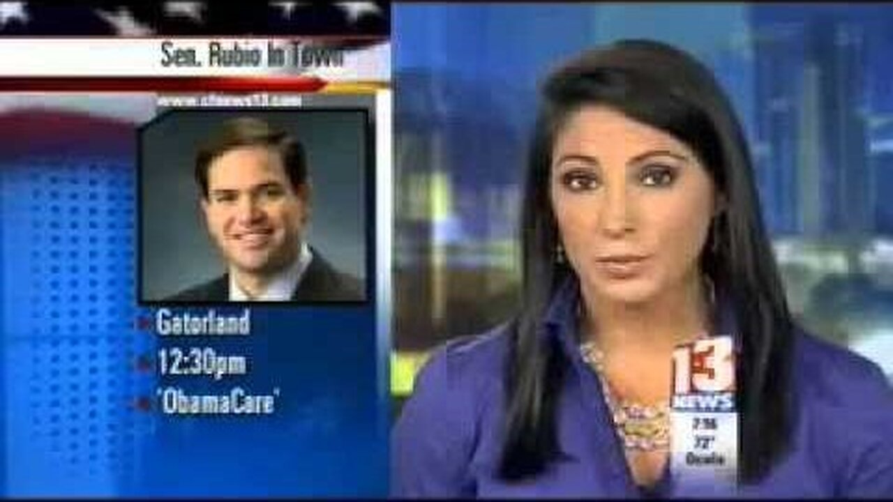 Rubio Discusses ObamaCare with CFN 13 Orlando