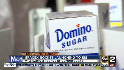 Domino Sugar heading to the international space station