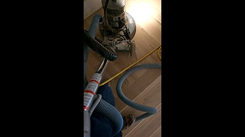 Buffing hardwood floors