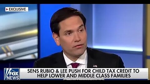 Rubio pushes for child tax credit on Laura Ingraham Show