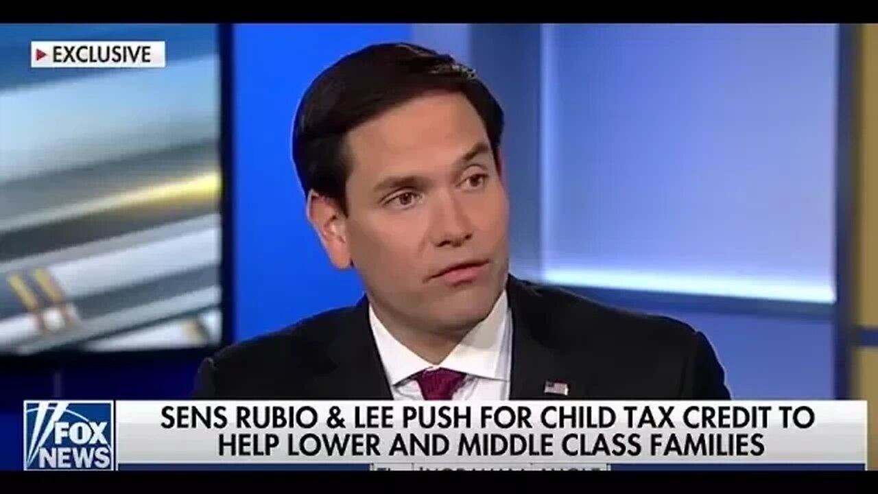 Rubio pushes for child tax credit on Laura Ingraham Show