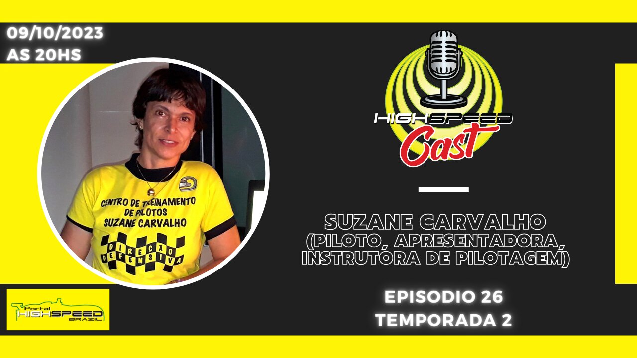 🎙️ SUZANE CARVALHO | PILOTO, APRESENTADORA E INSTRUTORA DE PILOTAGEM | HIGH SPEED CAST | AO VIVO