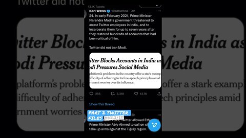 NEW TWITTER FILES part2 DEC12/22