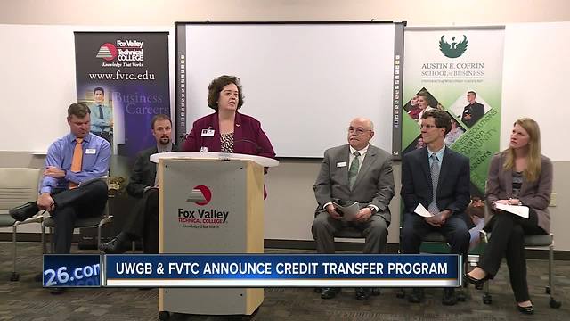 Credit transfer program announced for FVTC and UW-Green Bay