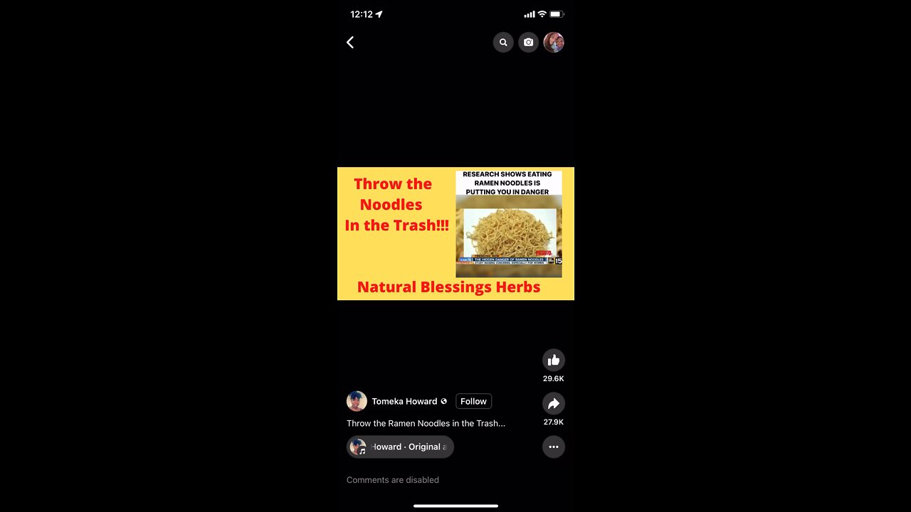 Trash the noodles 🖐🏽