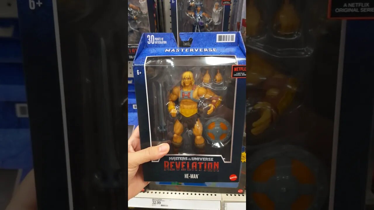 MOTU Revelations HE-MAN, SKELETOR, EVIL-LYN, MOSSMAN, SKELOGOD Masterverse Figures at Target! #short