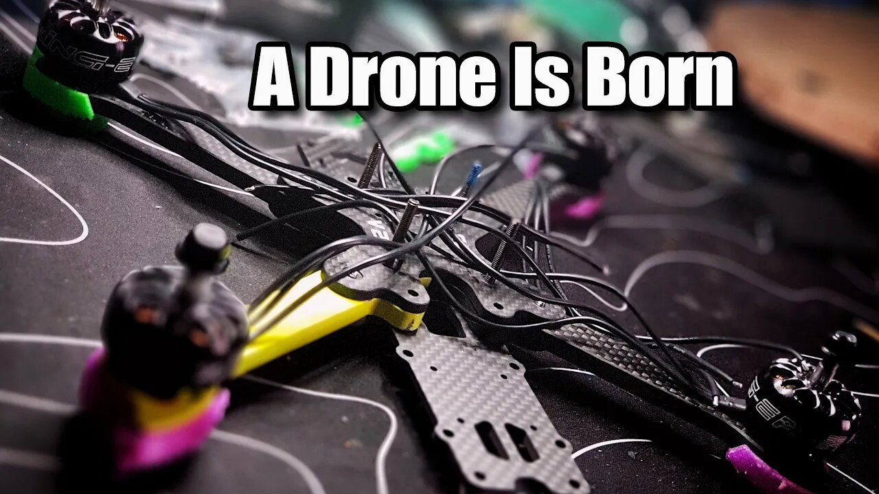 A Drone Is Born - Built from spare used parts