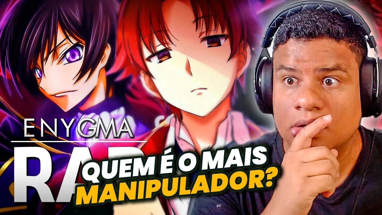 REAGINDO a Rap dos Manipuladores | Ayanokoji, Lelouch, Obito, Aizen... | Enygma | React Anime Pro