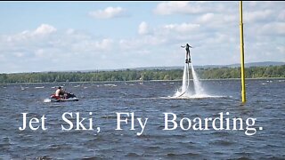 Jet Ski, Fly Boarding, Britannia Beach, (2021).