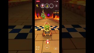 Mario Kart Tour - Bowser Gameplay (Holiday Tour Gift Reward Driver)