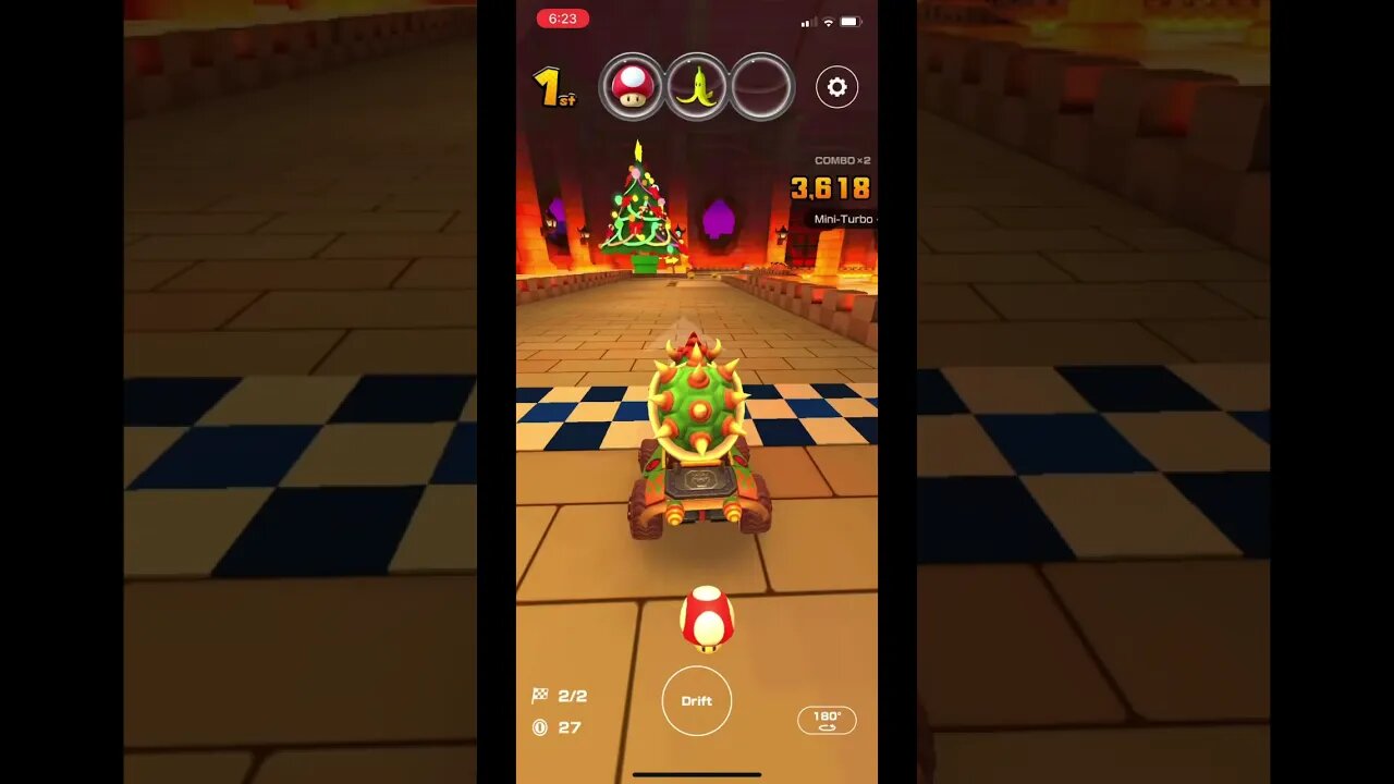 Mario Kart Tour - Bowser Gameplay (Holiday Tour Gift Reward Driver)