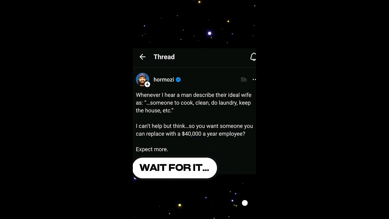 Debate me Hormozi🔥Tagged on insta, see rebuttal there🧐😏#hormozi #alexhormozi #feminism