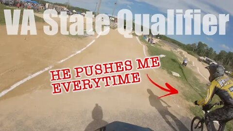 I Slipped Both Pedals in Moto 1 | Hampton BMX State Qualifier