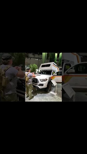 Throwback! Taco-Zilla 🌮 🦖 Toyota Tacoma Bed Camper SEMA Show