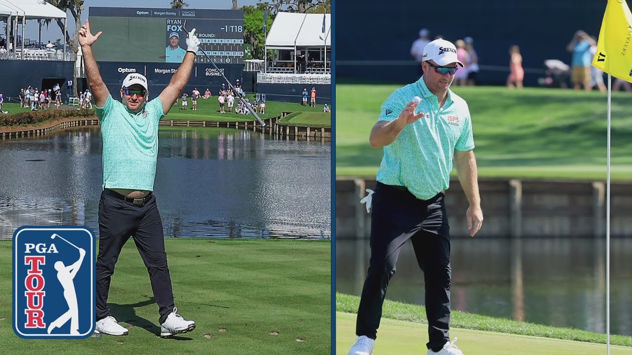 Hole-in-one at the ISLAND GREEN - Ryan Fox's ace at THE PLAYERS