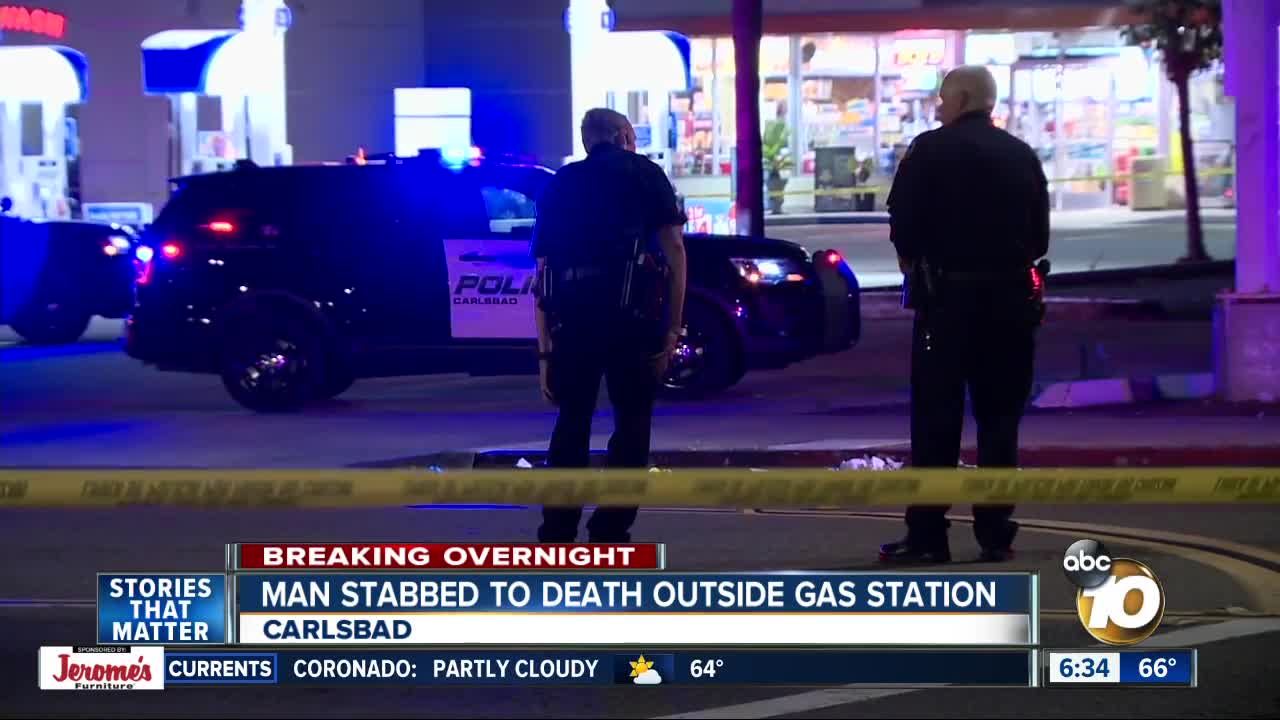 Altercation in front of Carlsbad gas station turns deadly