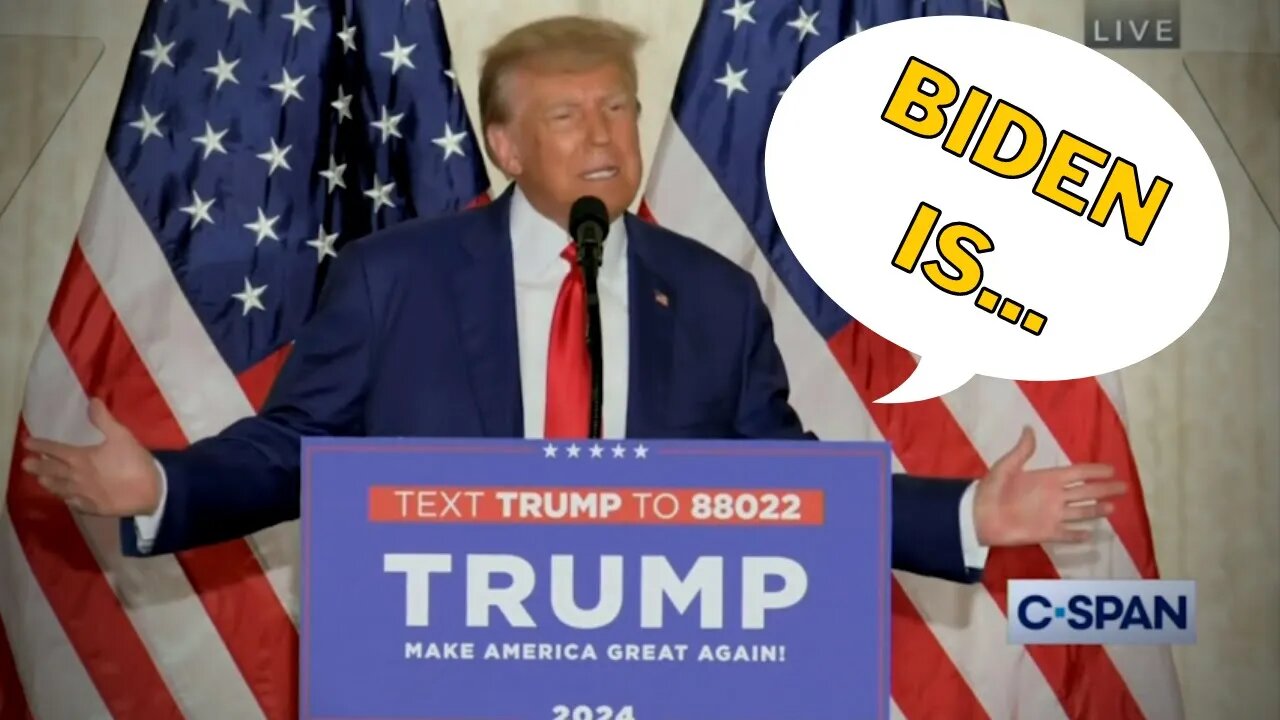 Trump Had THIS to Say About Biden After His Arraignment...