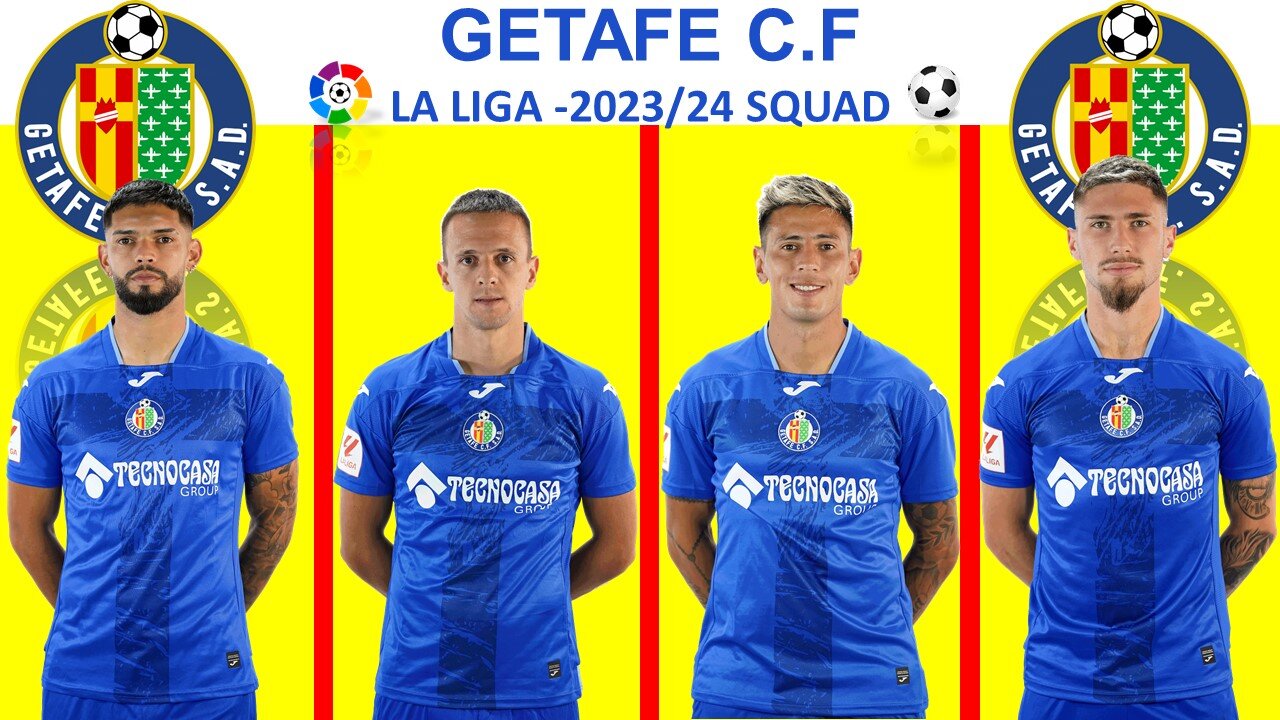 CF GETAFE F.C 2023/24 - SQUAD || La Liga League || Watch Full Video || Do Like,Share & Subscribe ||