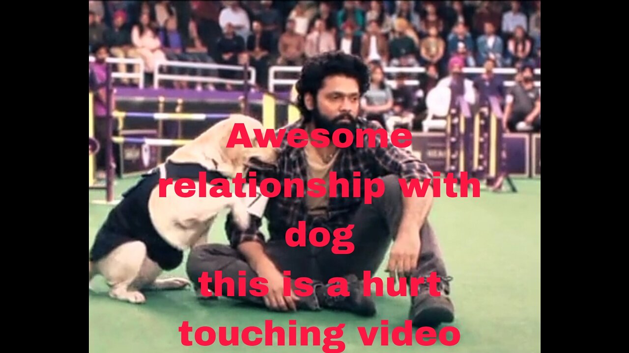 Best relationship with dog 🐕 this is a hurt touching video