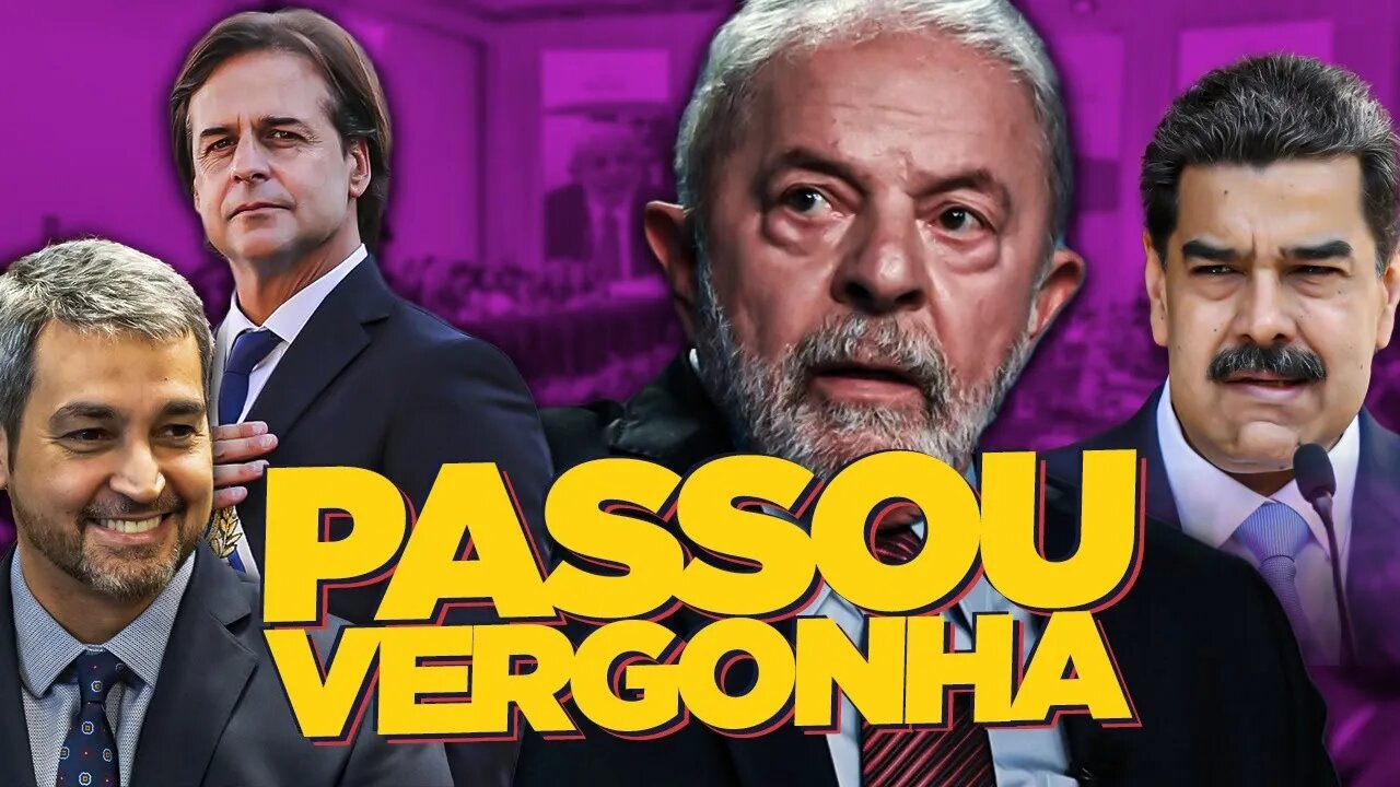 Lula passa VERGONHA por DEFENDER VENEZUELA no Mercosul!