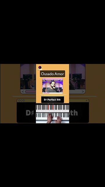 Ousado amo - Introdução no Teclado