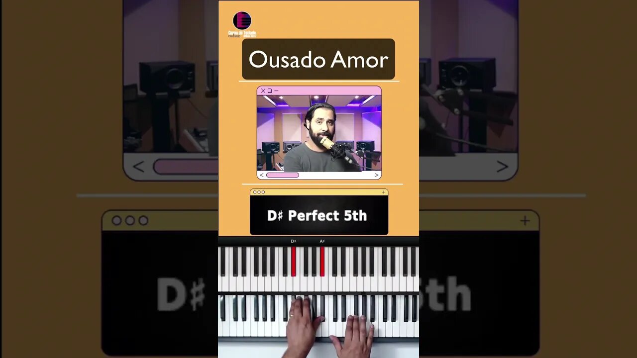 Ousado amo - Introdução no Teclado