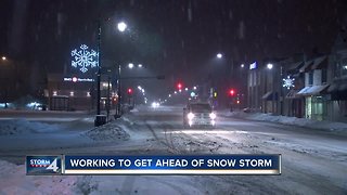 Preparations underway for snowstorm